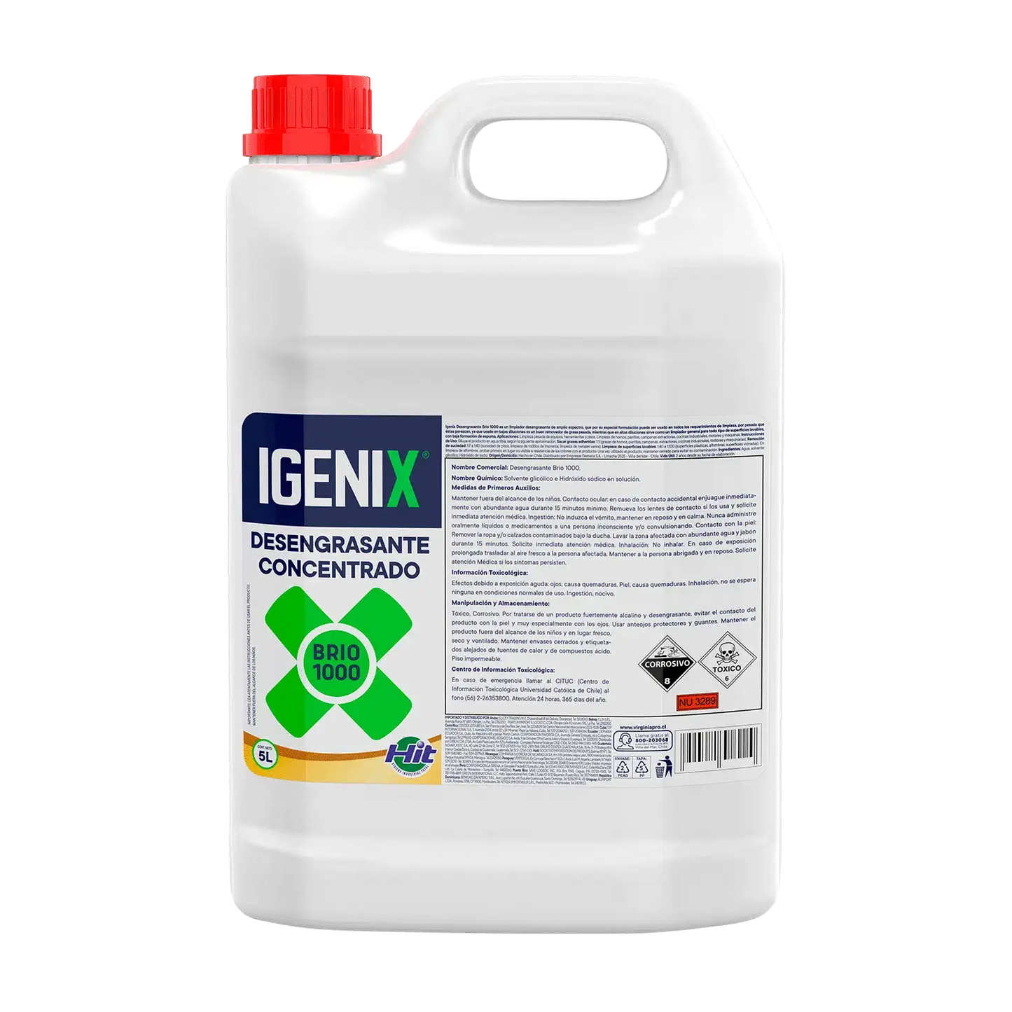 DESENGRASANTE CONCENTRADO BRIO 1000 VIRGINIA 5LT