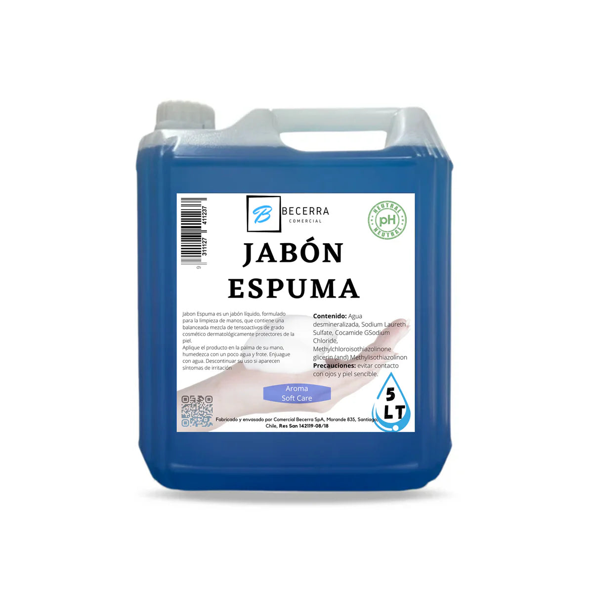 Jabon Liquido Eco Aroma Soft Care Gq 5Lt