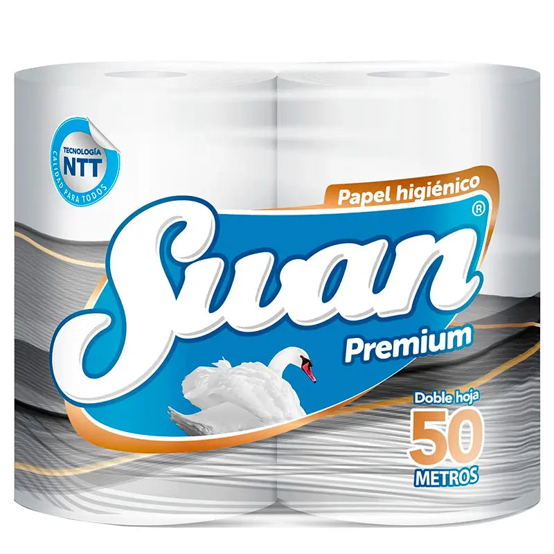 PAPEL HIGIÉNICO DOBLE HOJA SUAN 4 ROLLOS 50MT