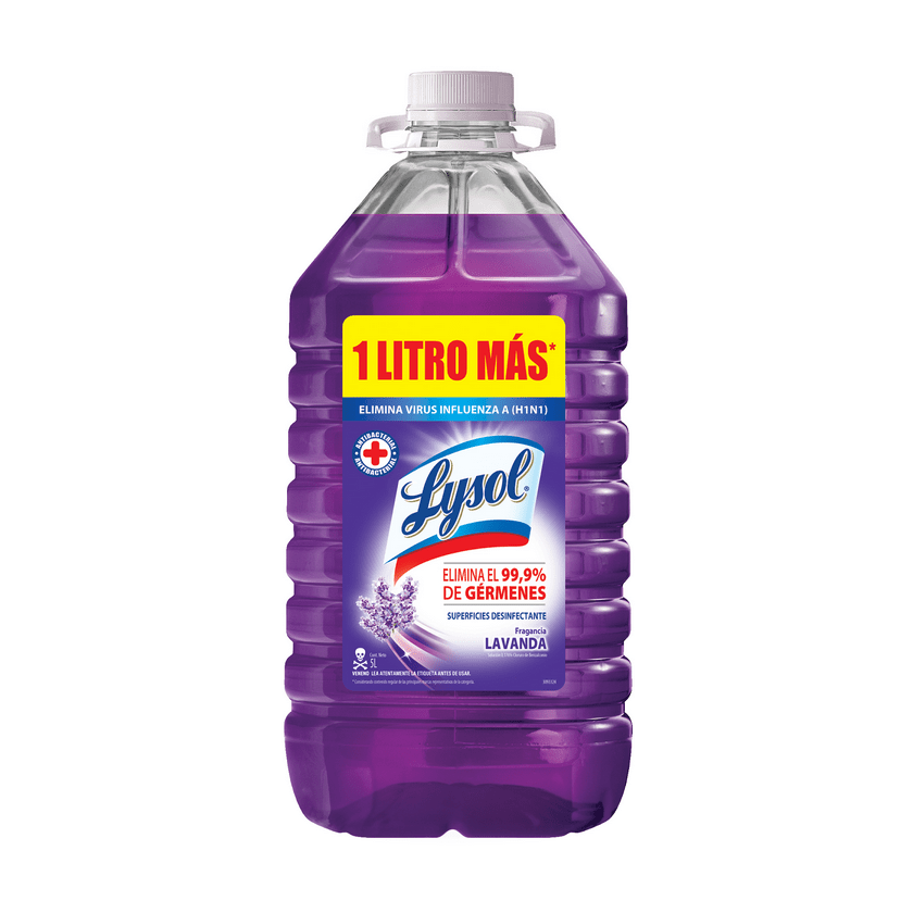 Limpiador Desinfectante Lysol Lavanda 5Lt