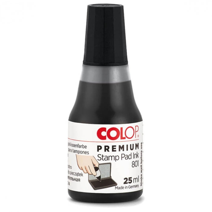 Tinta Timbre Color Negra 25Ml