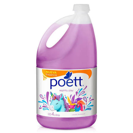 Limpiador Liquido Aromatizante Poet Espiritu Play 4Lt