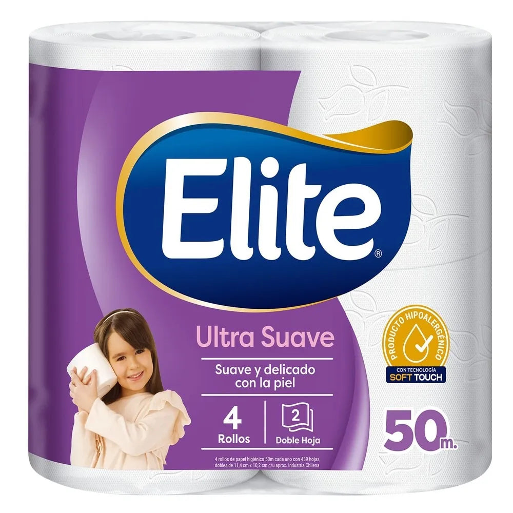 Papel Higienico Elite H/D 4X50Mt