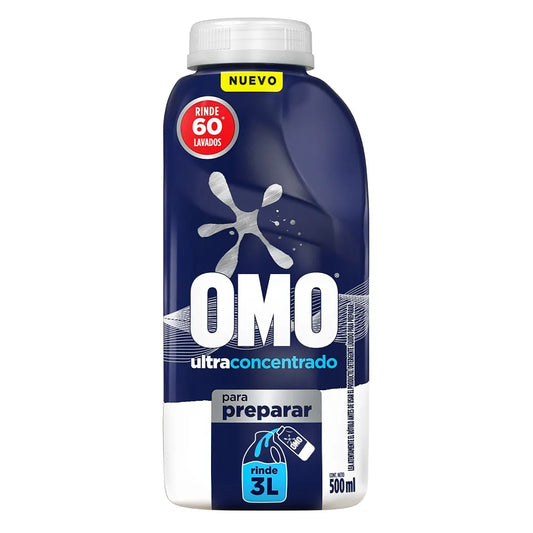 Detergente Omo Para Diluir 500Ml Rinde 3Lt