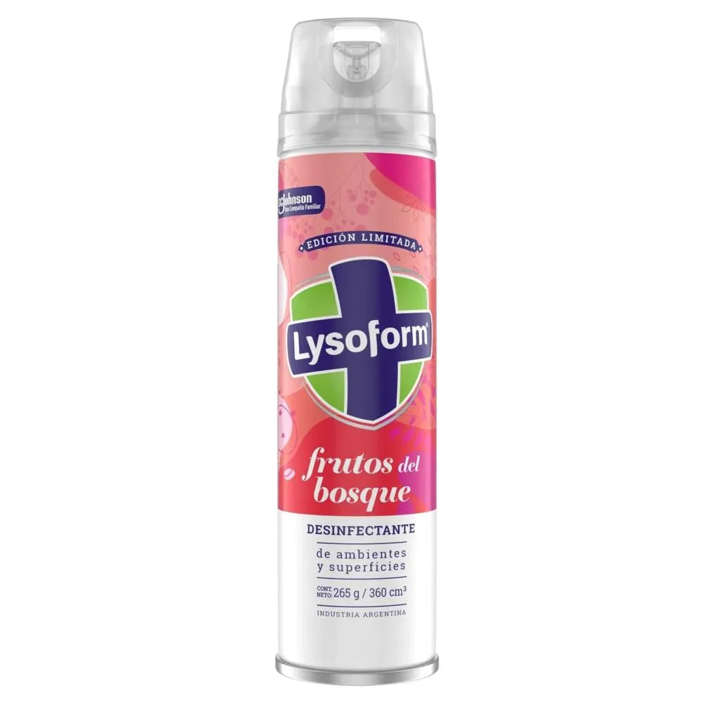 Desodorante Y Desinfectante Ambiental Lysoform Frutos Del Bosque 360Cc