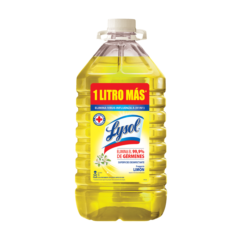 Limpiador Desinfectante Lysol Limon 5Lt