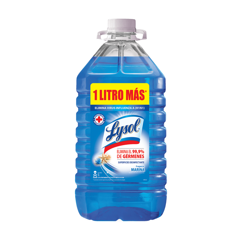 Limpiador Desinfectante Lysol Marina 5Lt
