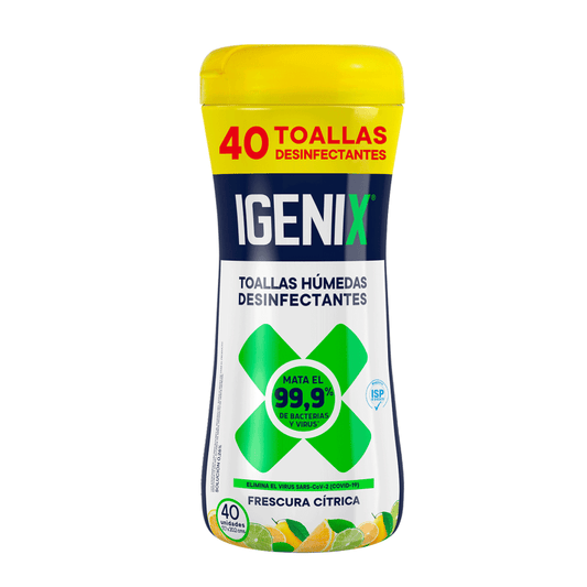 Toalla Desinfectante Frecura Citrica Igenix 40Uni