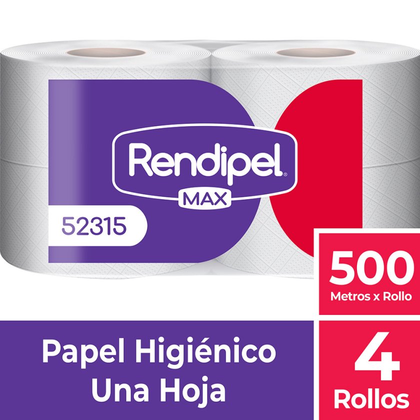 Papel Higienico Rendipel 4X500Mt