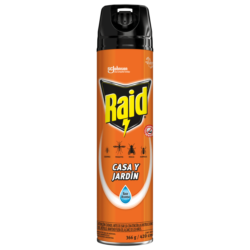 Insecticida Mata Todo Insecto Raid 420Cm