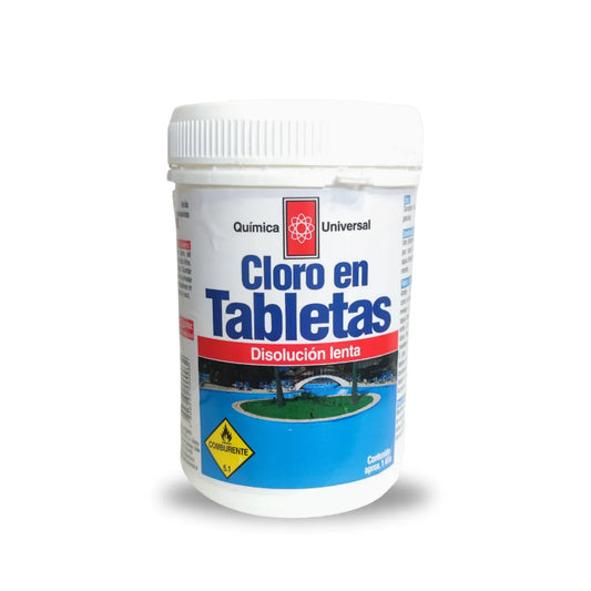 Cloro Tabletas Pote Qu 1Kg