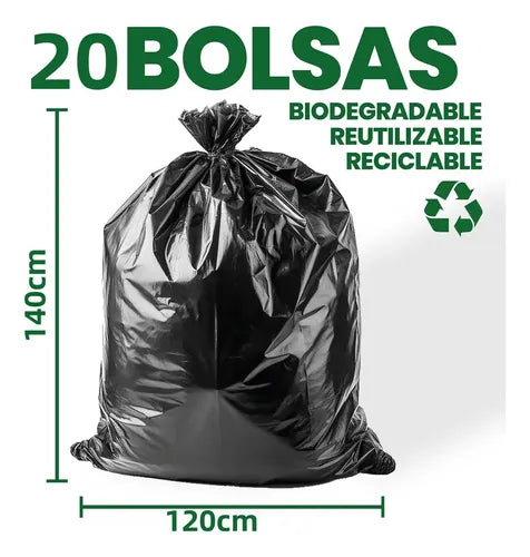 BOLSA BASURA CARGA PESADA 120X140 07MIC