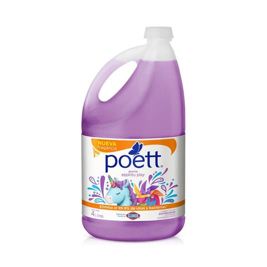 LIMPIADOR DE PISO AROMATIZANTE  POET 4LT