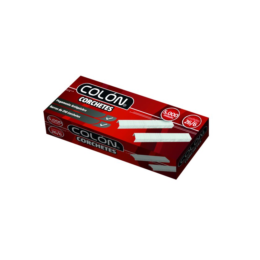 Corteches 25 Hojas 26/6 Caja 5000Uni