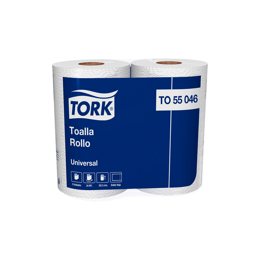 Toalla De Papel Tork 2 Rollos X 24Mt