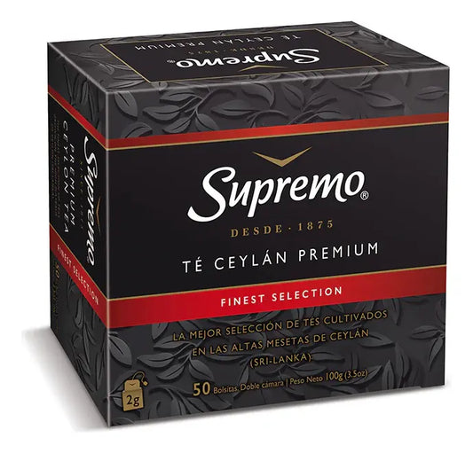TE NEGRO SUPREMO CEYLAN 100BOLSITAS
