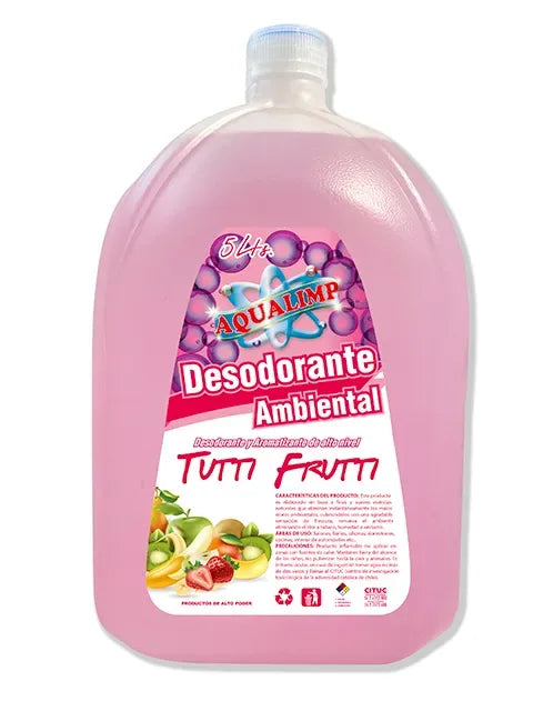 Desodorante Ambiental Aq Tutti Fruti 5Lt