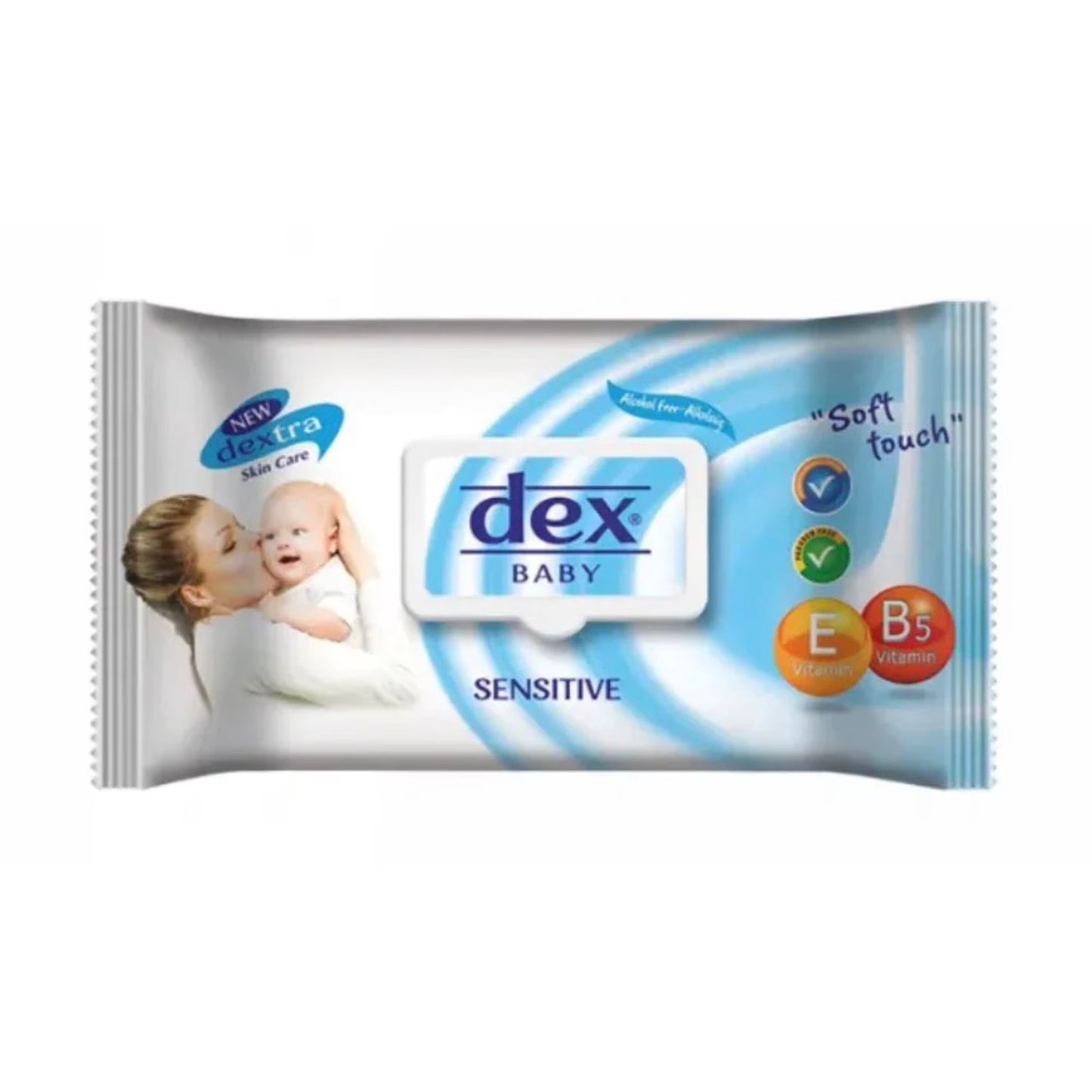TOALLA HUMEDAS BEBES DEX CON TAPA 90UNI