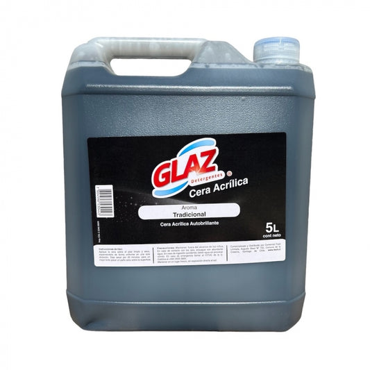 Cera Acrilica Autobrillo Negra Glz 5 Lt