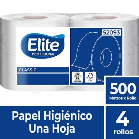 Papel Higienico Elite H/S 4X500Mt