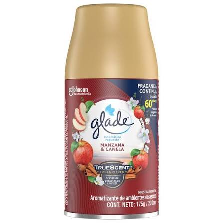 Desodorante Ambiental Automático Glade Lata Manzana & Canela 270Ml