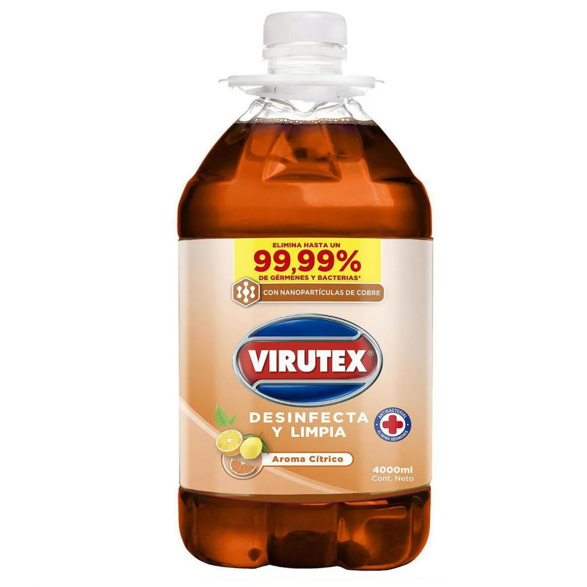 LIMPIA PISO DESINFECTANTE VIRUTEX 5LT LAVANDA/CITRICO
