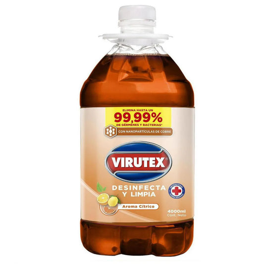 LIMPIA PISO DESINFECTANTE VIRUTEX 5LT LAVANDA/CITRICO